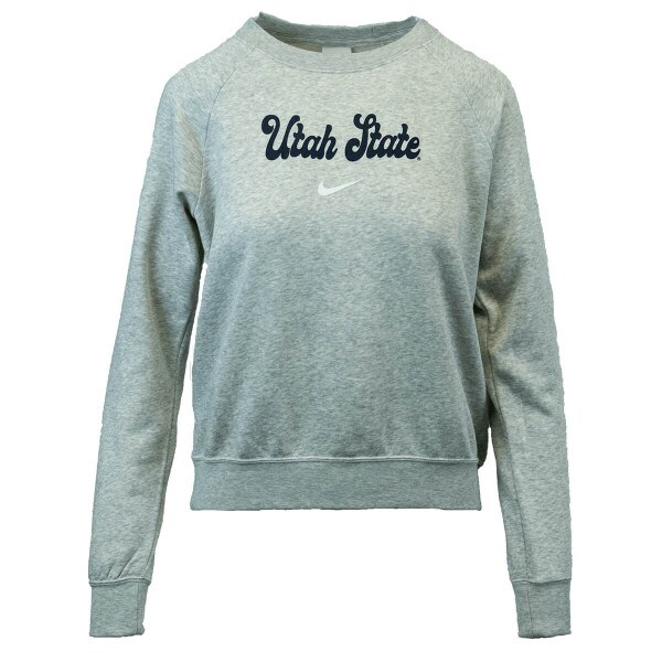 womens utah state nike sweatshirt gray